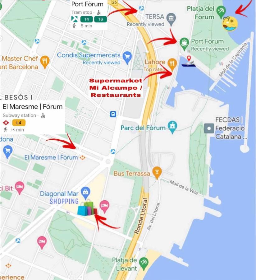 Yacht Hotel Barcelona Sant Adria de Besos Ngoại thất bức ảnh